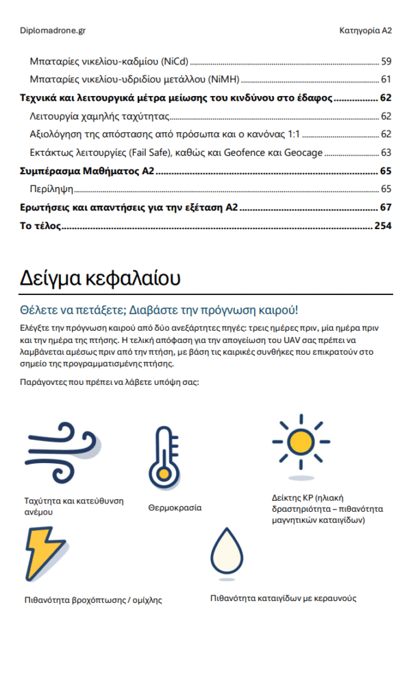 Εξέταση Άδειας Drone A2 Ελλάδα – Προχωρημένη θεωρία, πλήρες υλικό μελέτης και 500+ ερωτήσεις & απαντήσεις τύπου εξέτασης - Εικόνα 4